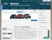 Tablet Screenshot of huntfordinc.com